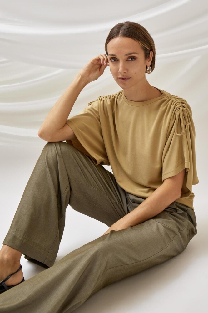 LANA BATSLEEVE BLOUSE PC8395 0148 GRAY GREEN